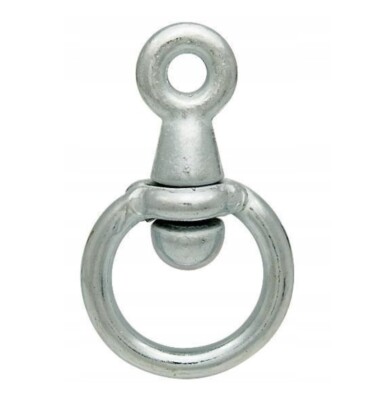 ROLLE VERNICKELT 7mm FÜR SEIL KETTE SEIL Drehring binden 