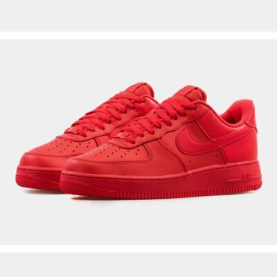 Nike Air Force 1 07 LV8 Red Size Men's 10/Women's 9 | eBay Nike Air Force 1 07 LV8 Red Size Men's 10/Women's 9 | eBay