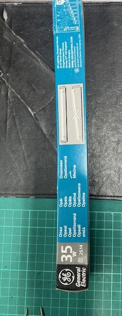 Lightbulbs  GE 35w s"14 Opal 300mm 2 socket Architectural bulb - Image 2 of 2