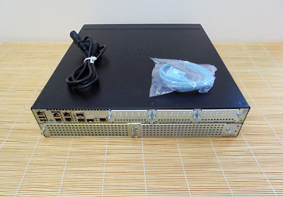 Cisco ISR4351-V/K9 UC Bundle 3x1GE, 3xNIM, 2xSM, PVDM4-64 4GB DRAM 1xPS