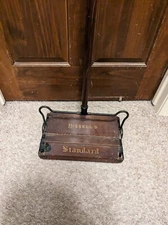 Antique Bissell Wood “Cyco” Ball Bearing Carpet Sweeper