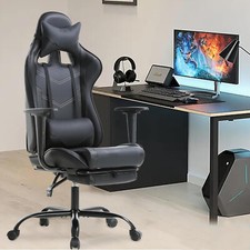 PC Gaming Chair Desk Chair Ergonomic Office Chair Executive High Back PU Leather