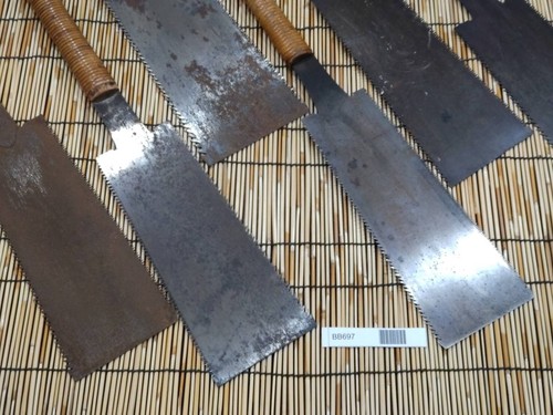 Sierra de tracción japonesa rota de colección sierra de dibujo herramienta de carpintería hoja de Japón 630 mm BB697 - Imagen 2 de 24