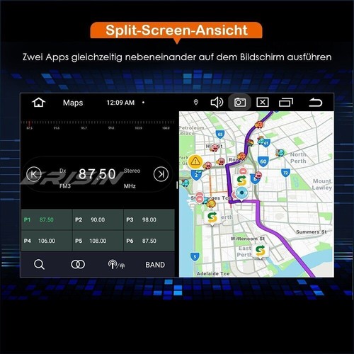 4GB+64GB Android 14 CarPlay Autoradio GPS Navi für Ford F150 F250 Shelby Montego - Bild 7 von 24
