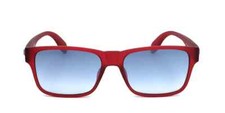 Adidas OR0011-F 67C Matte Red Square Plastic Sunglasses Frame 57-17-145 Mirrored