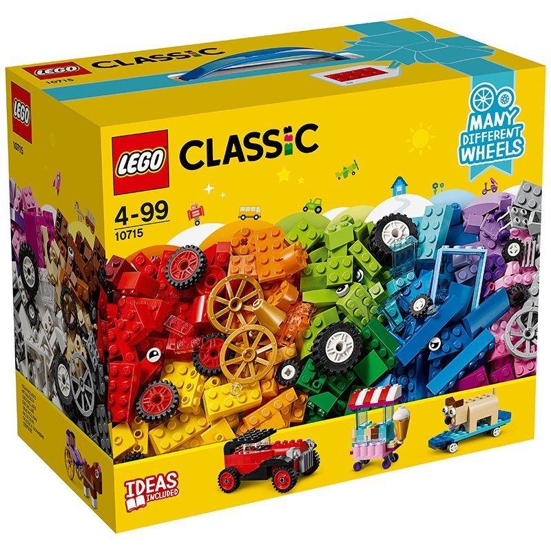 LEGO Classic Idea Parts MANY DIFFERENT WHEELS Set 10715 Block