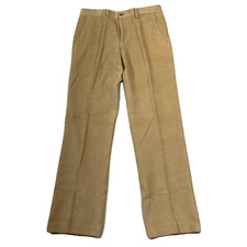 Michael Kors Corduroy Pants Mens 31x30 Camel Tan Modern-Fit Cotton