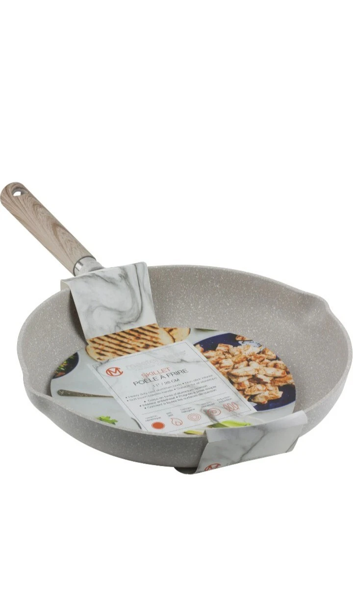 Masterclass Premium Cookware 11" Skillet Non Stick Frying Pan Speckled Beige New
Opens in a new wind