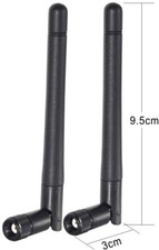 2pcs Bingfu Dual Band WIFI Antenna RP-SMA Male Antenna For Security IP Camera