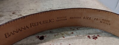 Banana Republic Brown Genuine Leather Embossed Belt size L $_57.JPG?set_id=880000500F main image 3