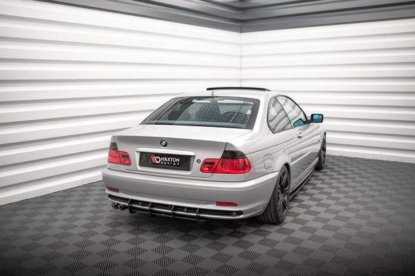 Street Pro HeckschüRze FüR BMW 3Er Coupe E46 Heckansatz Diffusor Flaps-image