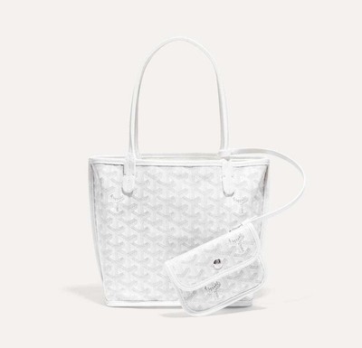 goyard mini anjou white