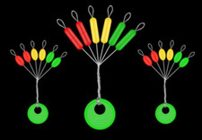 Fishing Float Stops Silicone Rubber Sliding Bean Barrel Rig Buffer Stopper Bead