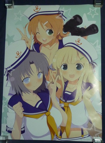 Senran Kagura Estival versus exklusives Poster YUMI x YOMI x HANABI offiziell NEU!