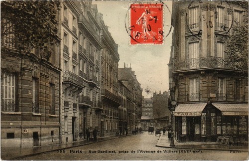 Carte Postale Ancienne Paris XVIIe - Rue Cardinet (Années 1900) - Très Bon état