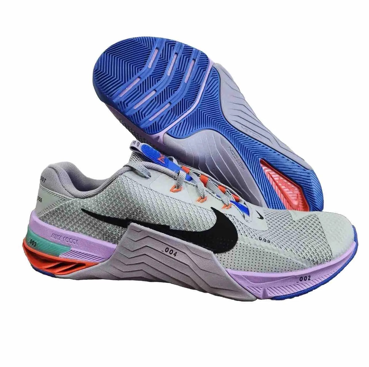 Nike Metcon 7 Men's Shoes Light Smoke Grey Violet Haze Sz14 CZ8281