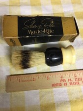 Made- Rite Shaving Brush And Box Antique