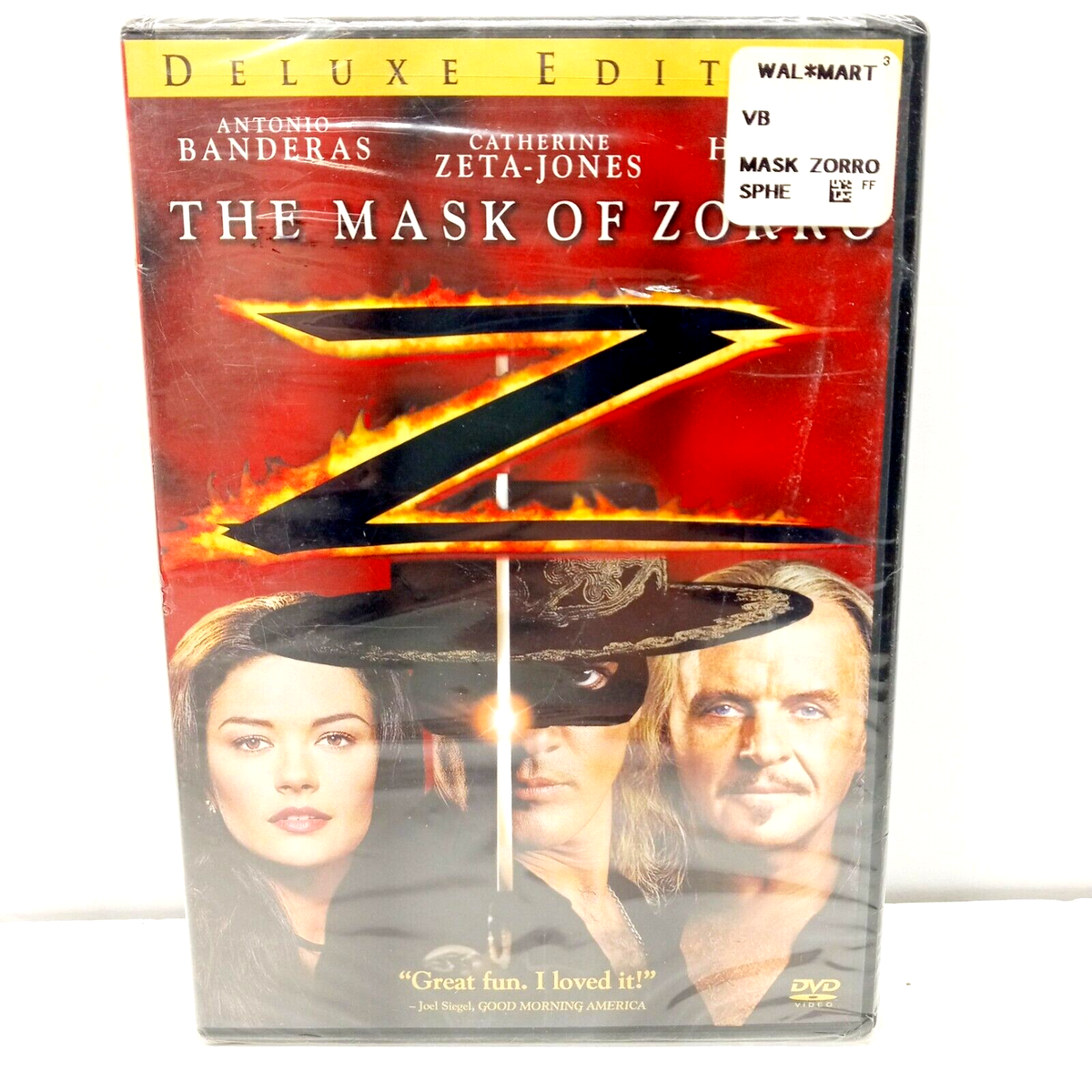 The Mask Of Zorro (DVD) Deluxe Edition TriStar 1998 (New Sealed
