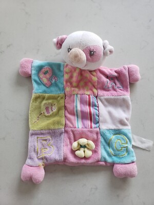Lil Barnyard Farm Pig Aurora Baby Comforter Snuggle Blanket