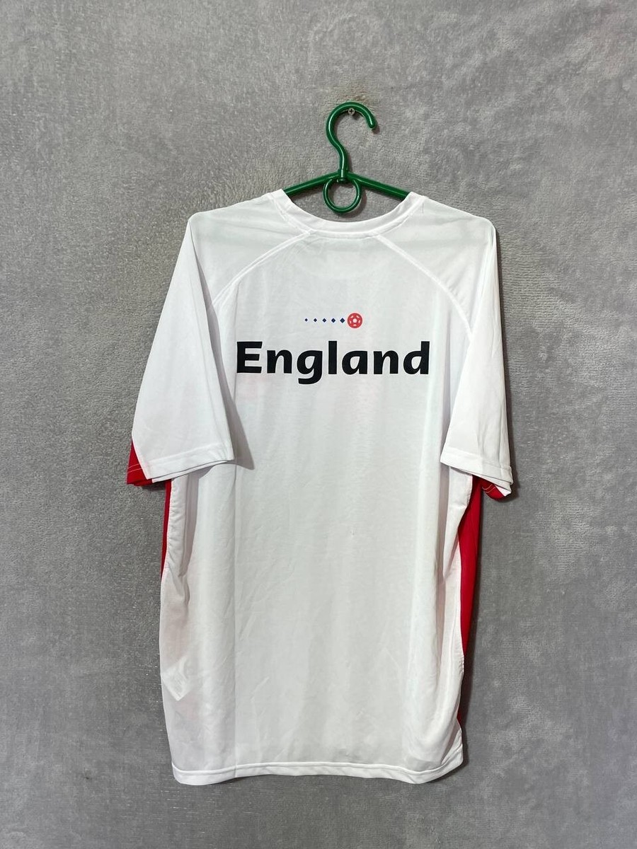 england white shirt