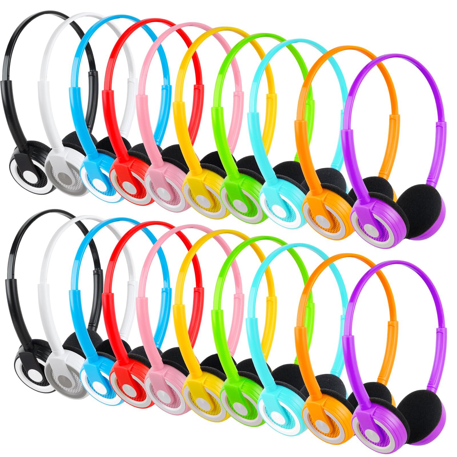 CNSZSLZ 15 Pack Classroom Headphones Bulk for School Students Wholesale Headp...