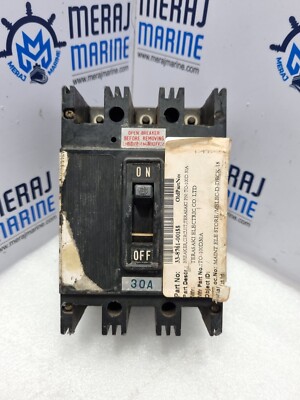 Terasaki TO-100D Circuit Breaker Frame 100A 3P AC550V DC250V 30A