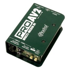 Radial ProAV2 Stereo Passive Multimedia Direct Box