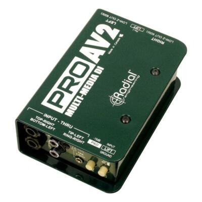 Radial ProAV2 Stereo Passive Multimedia Direct Box