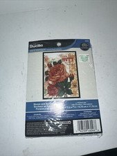 BUCILLA Counted Cross Stitch Kit "BLOOM AND BE HAPPY" WM46046 NEW Open Bag
