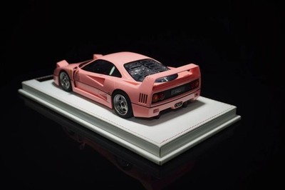 SUPER RARE* GL Model 1/18 Ferrari F40 Pink Anti Social Social Club