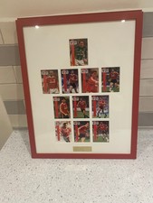 MANCHESTER UNITED FC 1989/90 FA Cup Winners Framed Team Artwork