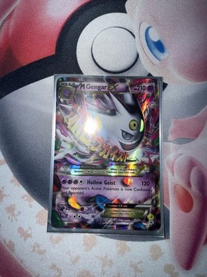 Pokémon M Gengar EX Full Art Promo Holo XY166 210 HP Mega XY Card (LP)