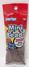 Perler Mini Beads For Kids Crafts, 2000 Pcs Pack Of 1 Brown