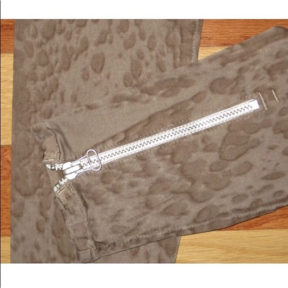 NUEVO JOE'S JEANS LEGGINGS BRONCEADO MANCHAS DE LEOPARDO ANIMAL PRINT PANTALONES ELÁSTICOS S NUEVO CON ETIQUETAS Foto 3 de 4