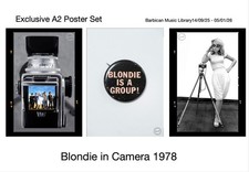 'Blondie in Camera 1978' Exhibition Exclusive set of 3 x A2 Posters