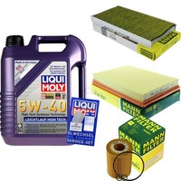 Inspektionskit Filter Liqui Moly ÖL 5L 5W-40 FüR Opel Corsa C F08 F68 1.7 Di