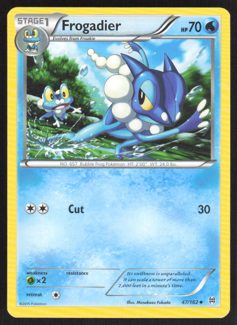 Frogadier 47/162 LP XY - BREAKthrough Pokemon Card