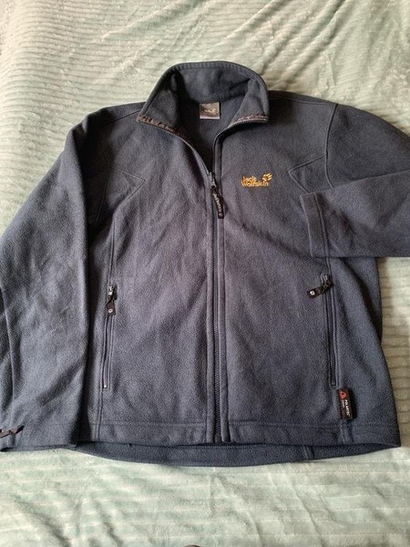 Men Jack Wolfskin Fleece Navy 40 /L / 48 #9E9Z