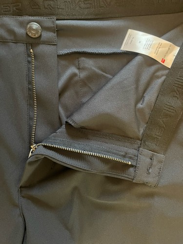 Quiksilver Slim Fit Expandable Waist Black Stretch Woven Pants Men’s Size 38x32 - Picture 7 of 13
