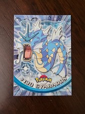NM! Topps Series 3 Pokémon TV Animation Card #130 Gyarados Blue Label Non Holo