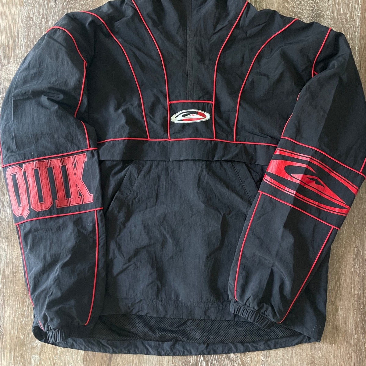 Quiksilver Jacket Full Zip Hooded Surf Griffin Colapinto Vintage 