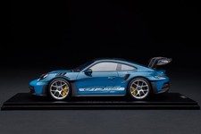 Spark 1/18 Porsche 911 992 GT3 RS Weissach PTS Oslo Blue Ltd to 125