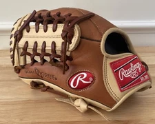 Rawlings GGE1150BRPT Gold Baseball Glove Elite 11.5" LHT Dual Core New w/o Tags