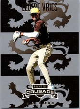 2025 Panini Crusade Leo De Vries Gold Foil Parallel Card# 91 San Diego Padres