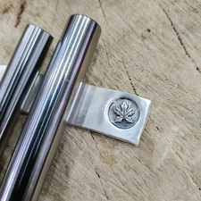 Maple Leaf 3D Metal Stamp Steel Punch Tool for Jewelry Leather Silver Gold Craft