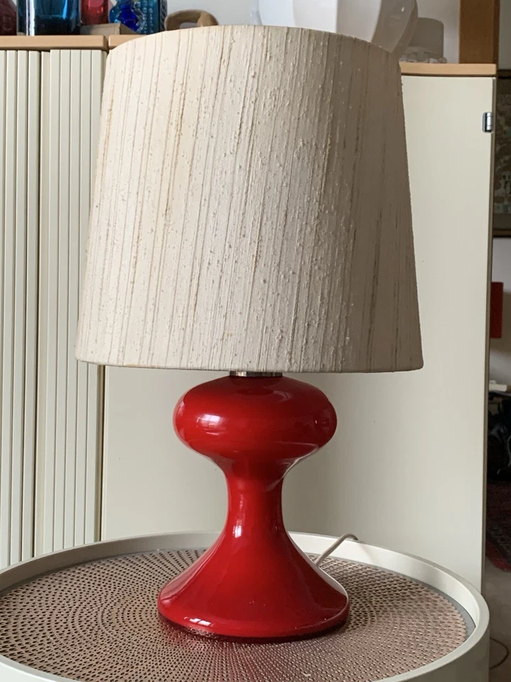 Ingo Maurer Tischlampe 60 er Jahre ML1 Glas Lampenfuß - Bild 2 von 4