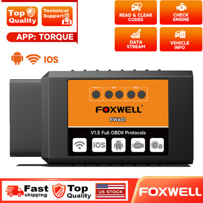 FOXWELL FW601 ELM327 OBD2 Scanner Code Reader Bluetooth Diagnostic Tool For IOS
