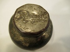 Antique Regal Motor Car Brass Nickel Grease Threaded Hubcap Original Vintage Antique Regal Motor Car Brass Nickel Grease Threaded Hubcap Original Vintage