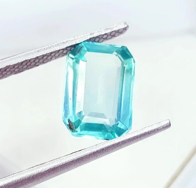 Natural Tourmaline 2 Ct  Loose Gemstone Unheated Certified Octagon Cut Gems D219