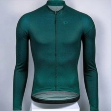 Image of Pearl Izumi Men's Attack Long Sleeves Jersey Pine / Alpine Green